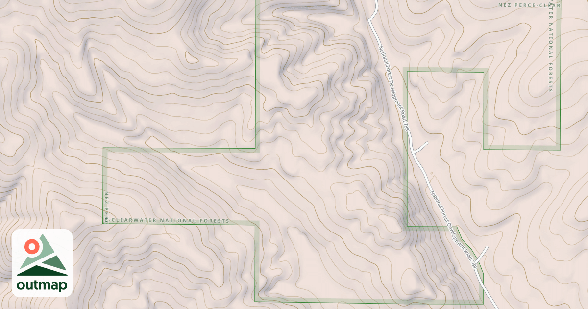 Map of EAST SIDE MAPLE CREEK