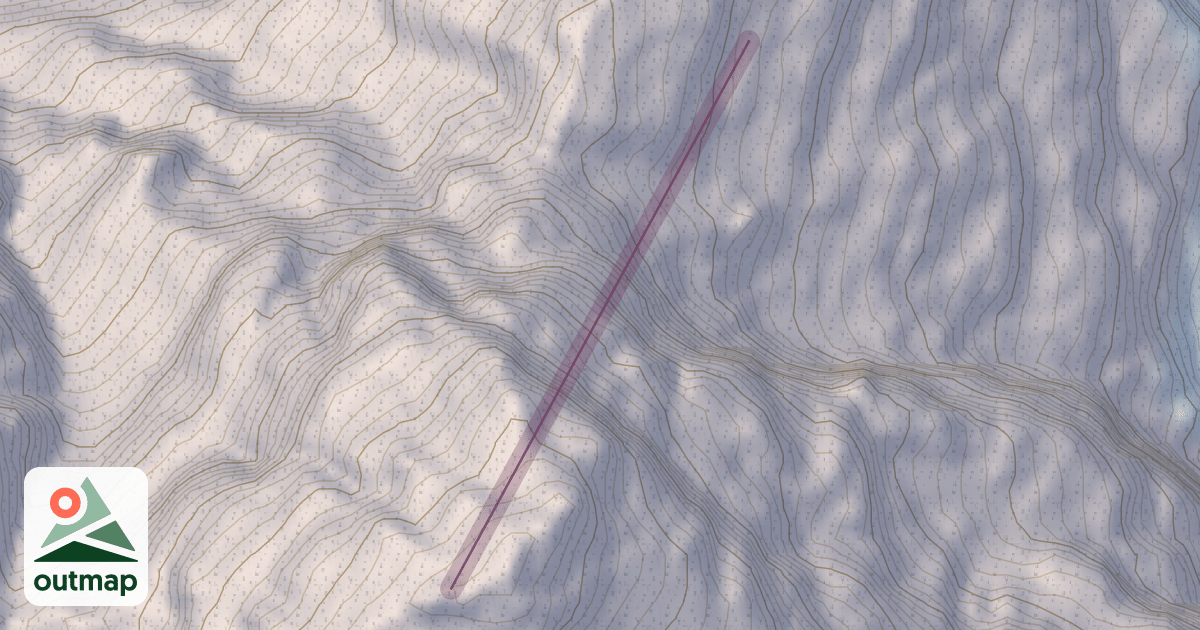 Map of Grand Teton North Ridge