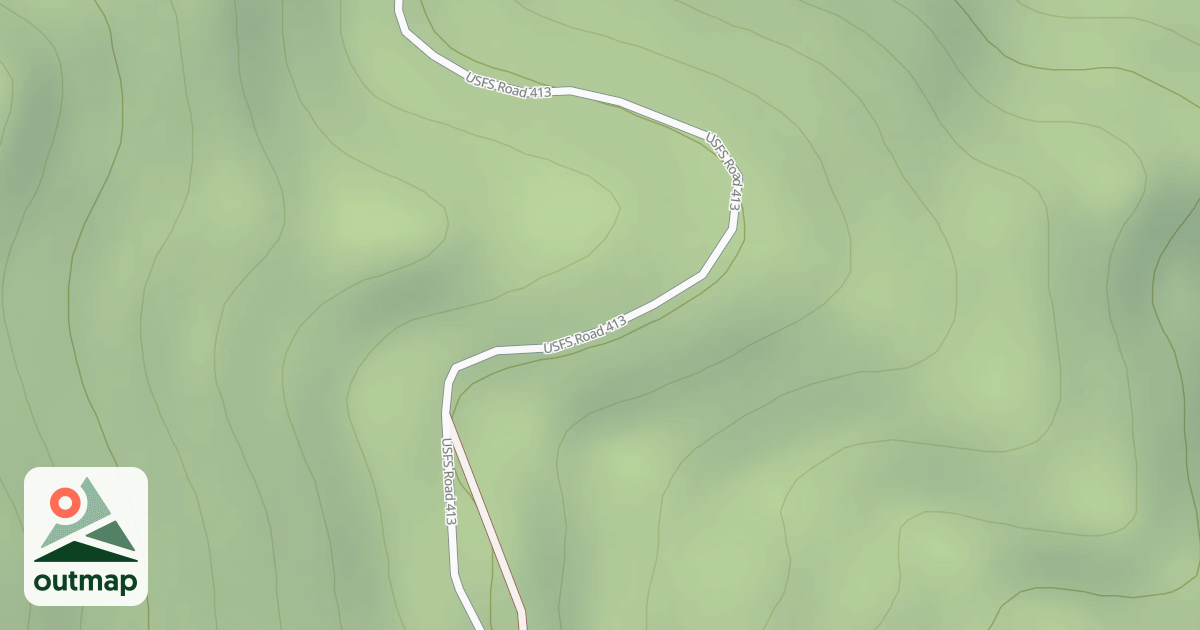 Map of USFS Motor Vehicle Use Map Trails 12519