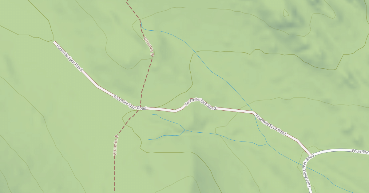 Map preview of FOURMILE SPUR
