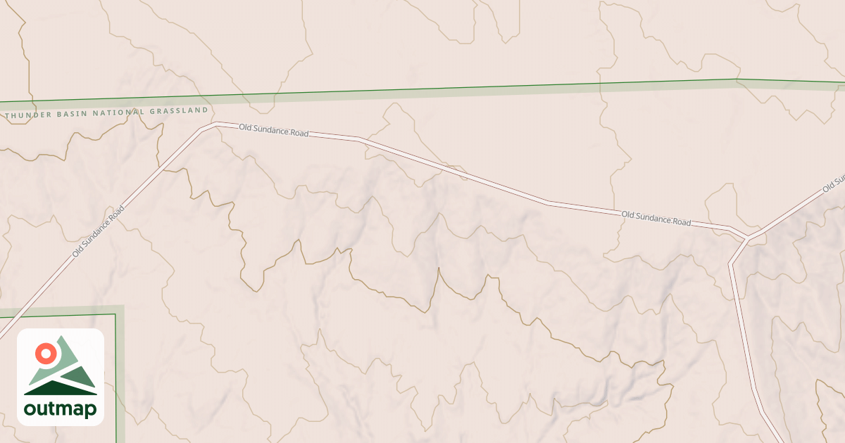 Map of OLD SUNDANCE RD
