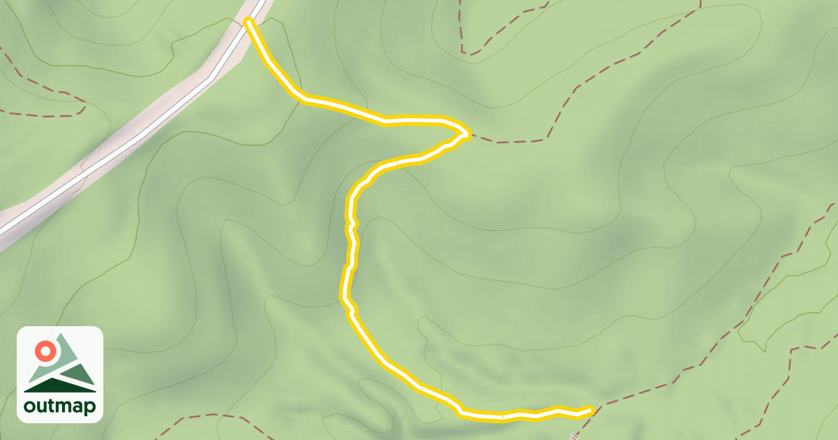 Map of Turkey Spur Trail