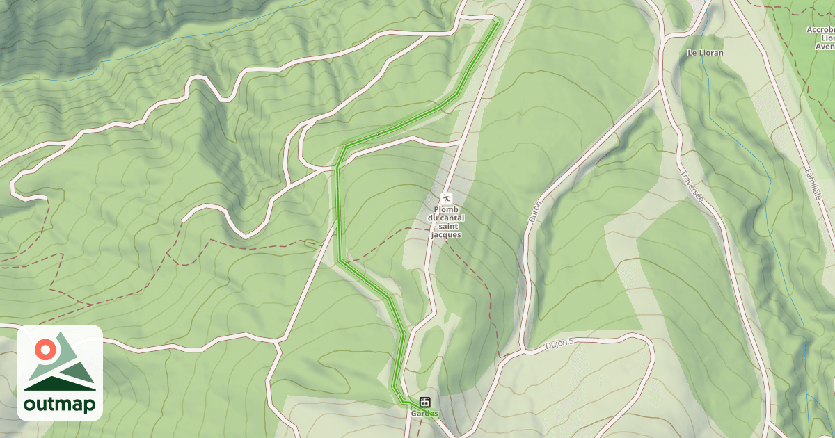 Map of Bois Veyrière