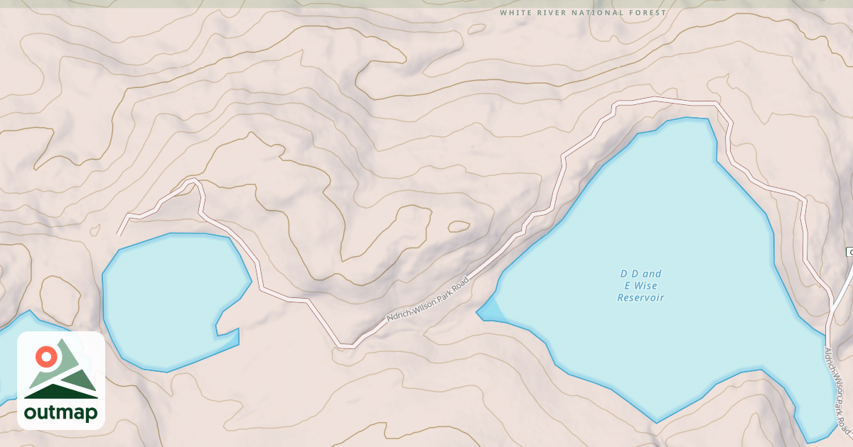 Map of ALDRICH LAKES