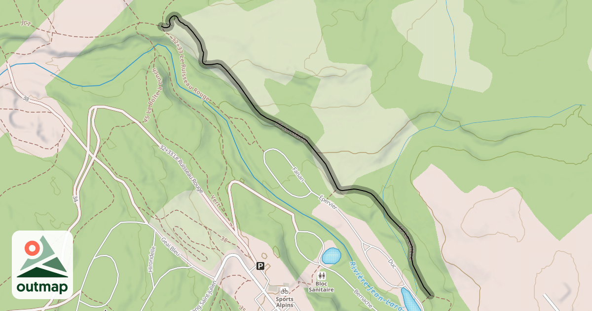 Map of 16 La Lisière