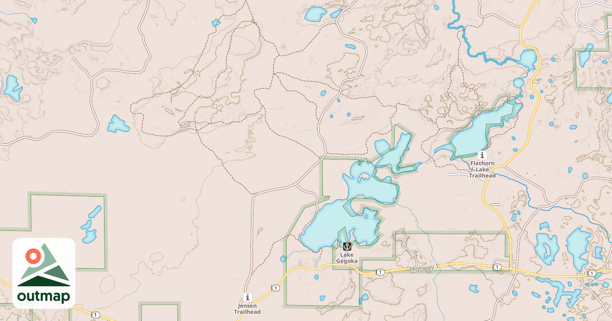 Map of LITTLE ISABELLA RIVER SPUR B