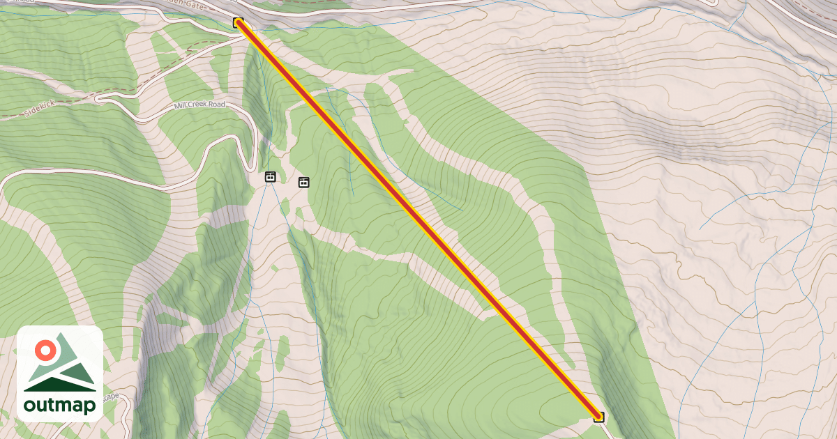 Map of Highline Express Lift