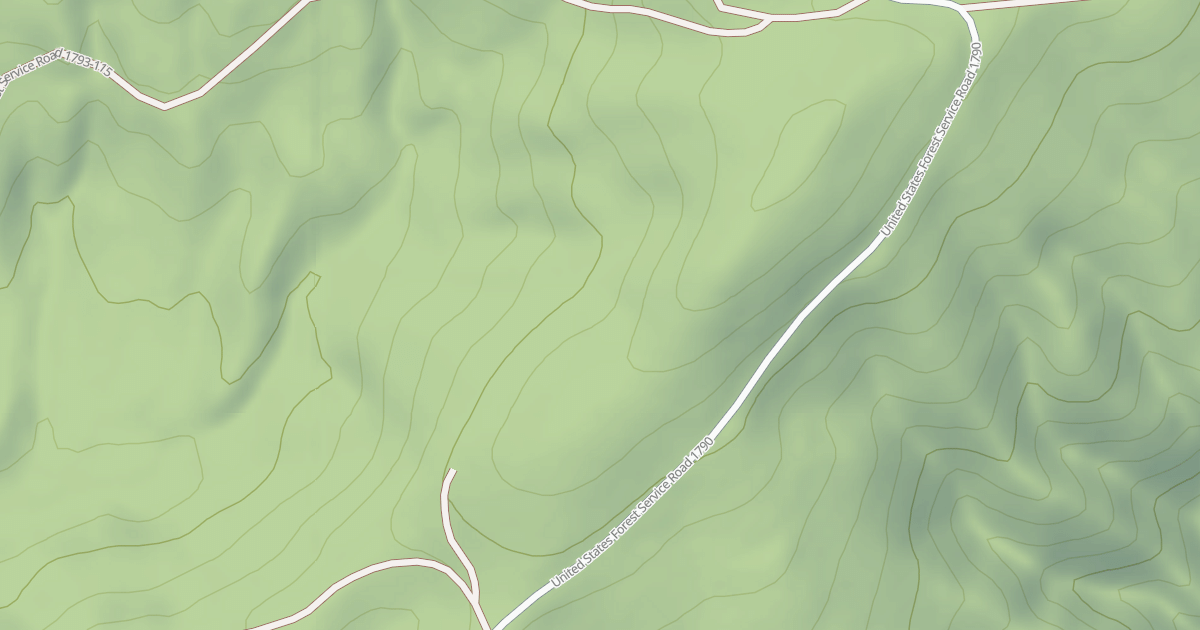 Map preview of USFS National Forest System Roads {4E3FF761-0D14-4287-8BE3-2CC9C40115D6}