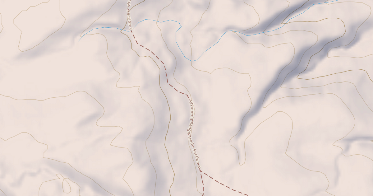 Map preview of Middle Piney North (H Trail)