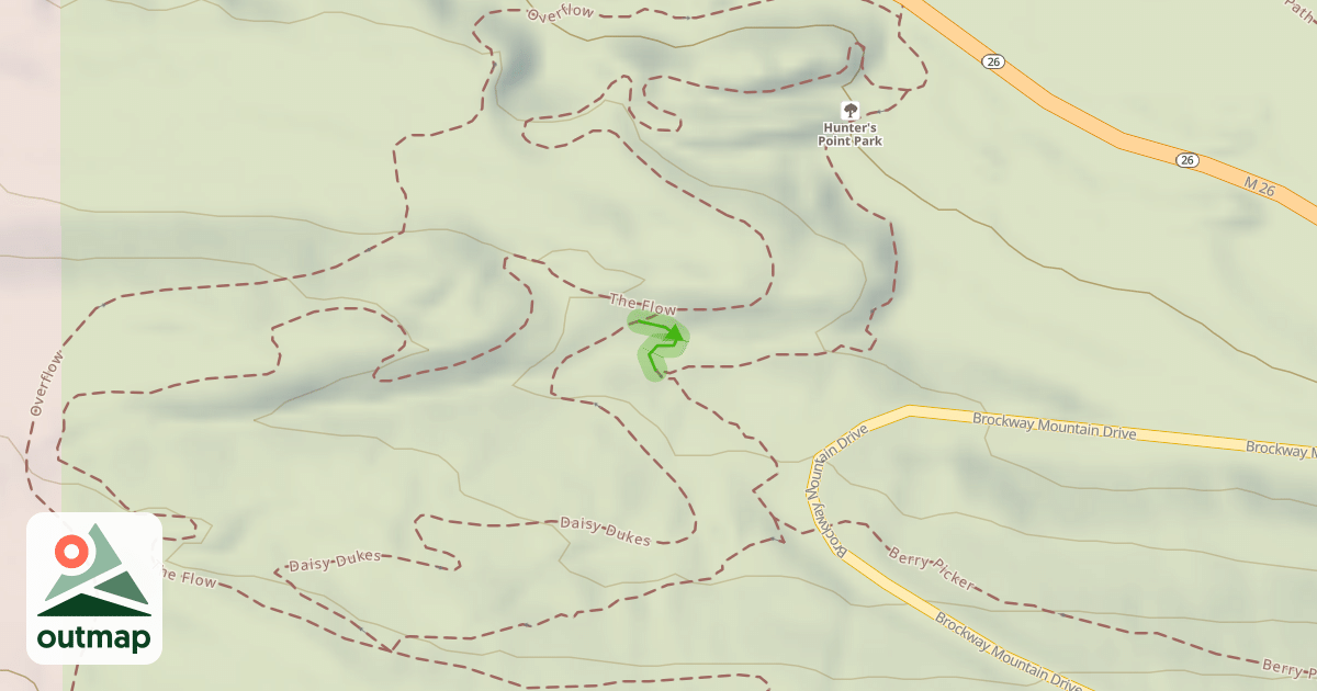 Map of Berry Picker - Lower Daisy Spur