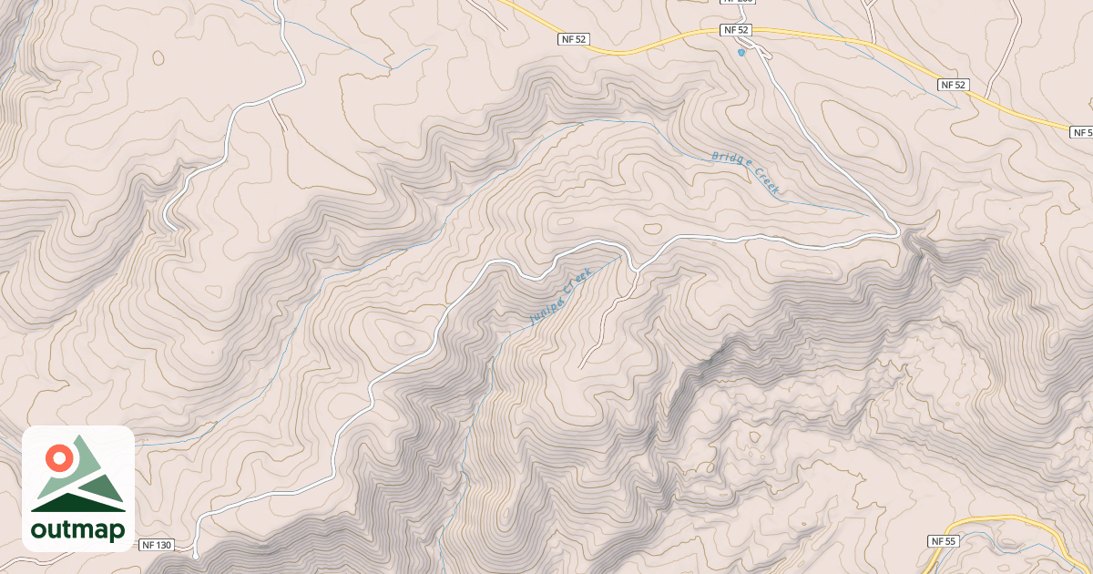 Map of USFS Motor Vehicle Use Map Roads {87687C2B-1BA0-4F96-965F-793D4123F1C2}