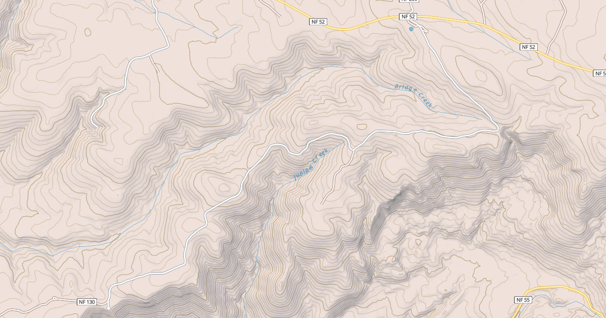 Map preview of USFS Motor Vehicle Use Map Roads {87687C2B-1BA0-4F96-965F-793D4123F1C2}