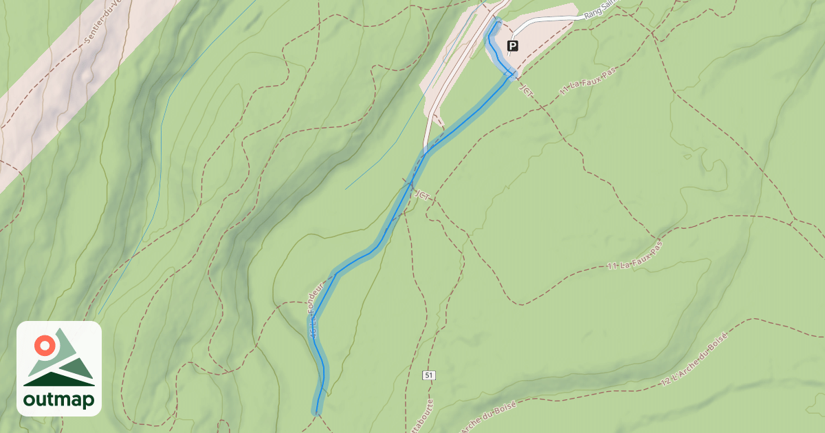 Map of 46 La Fondeur