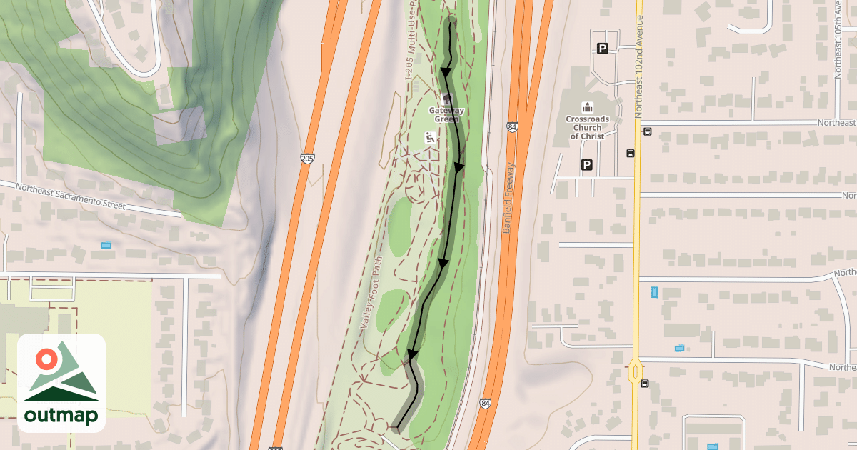Map of Cliff Line