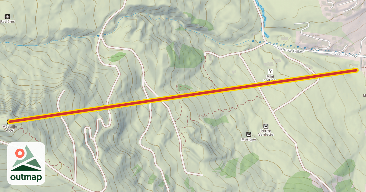 Map of Médaille d'Or