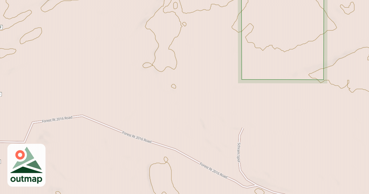 Map of SCHRAM SPUR B