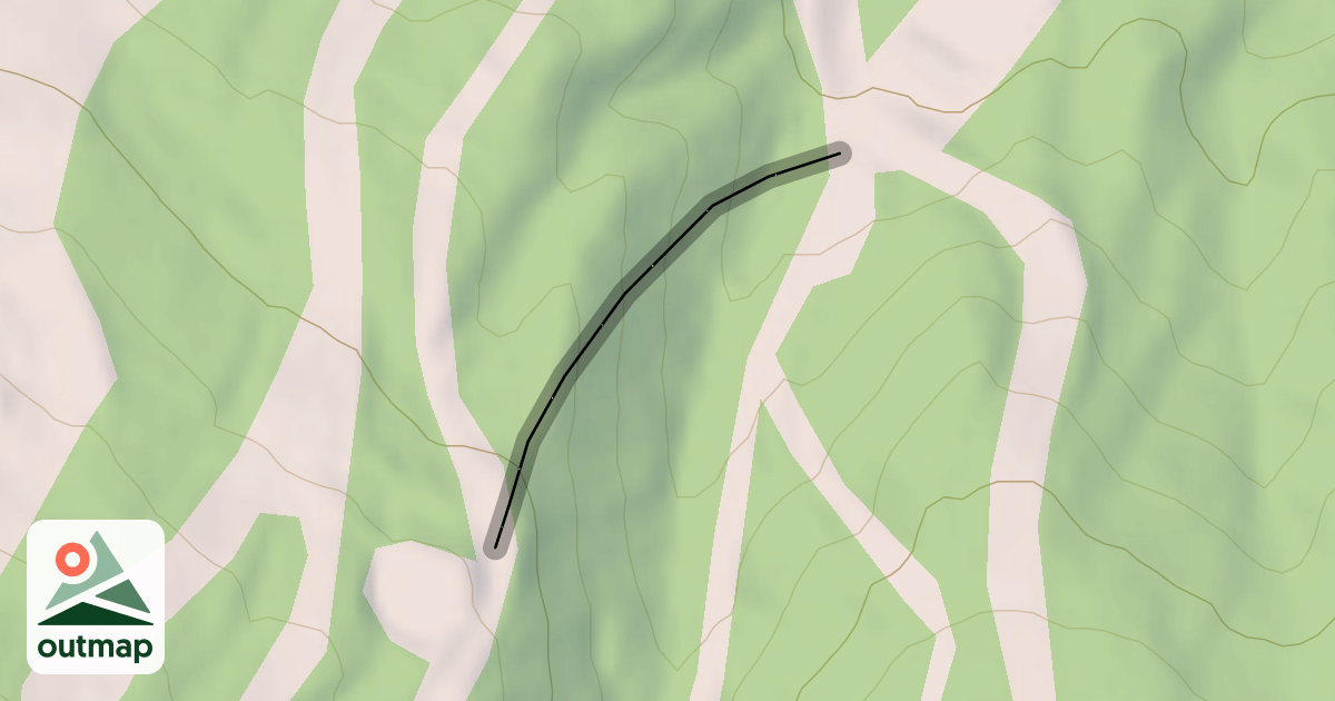 Map of Downspout Glade