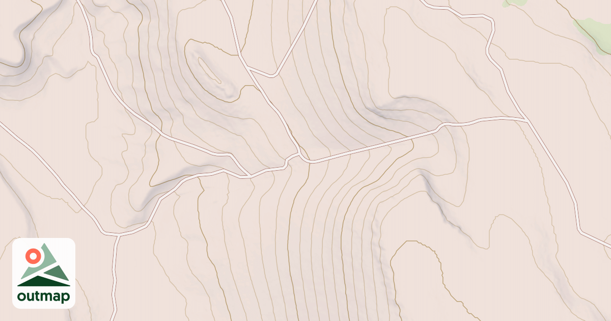 Map of LONG VALLEY SPUR B