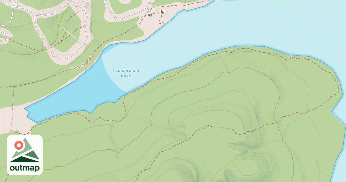 Map of Prince Gallitzin State Park Trails