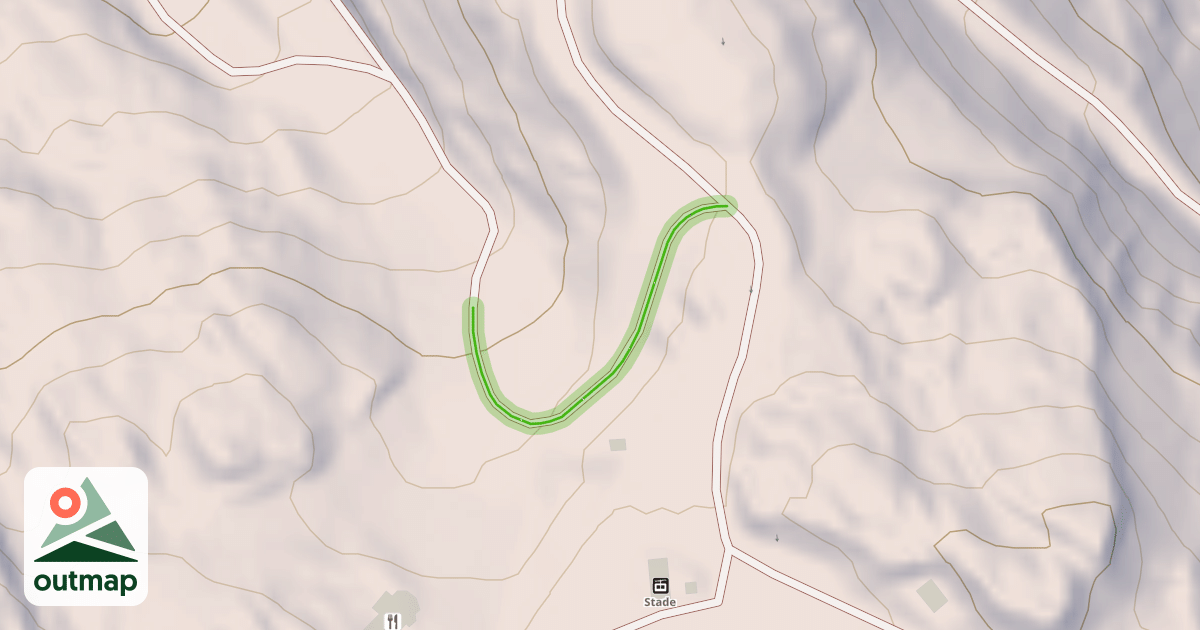 Map of Jonction Bleue d'Arare