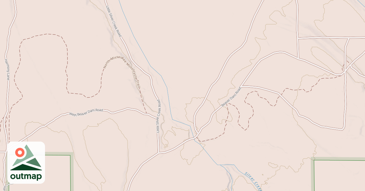Map of North Missaukee Motorcycle Trail