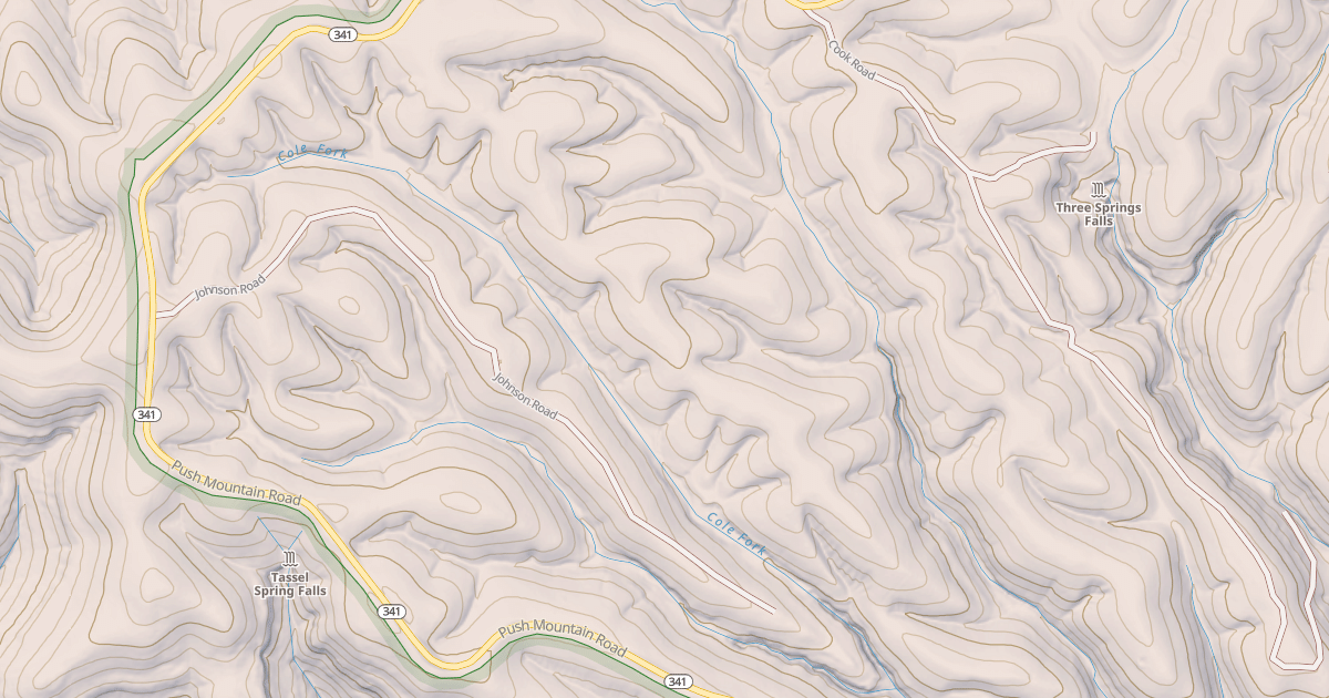 Map preview of USFS National Forest System Roads {64FF8ADE-EC8F-4CBD-82FA-C83B8B4C6373}