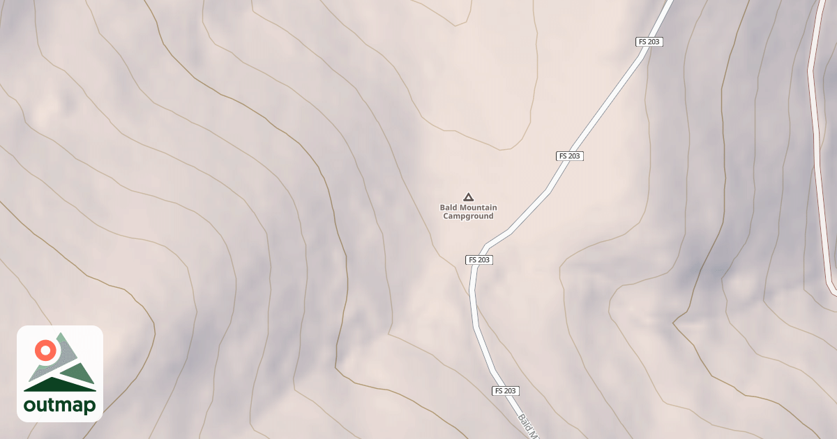 Map of BALD MTN CG
