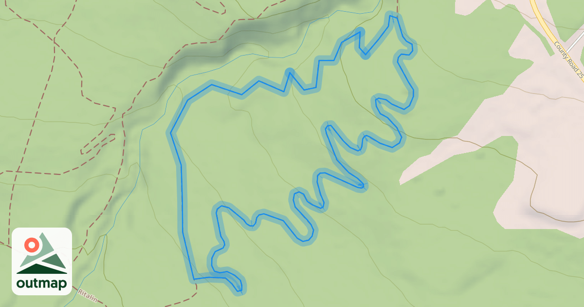 Map of Chickies Loop