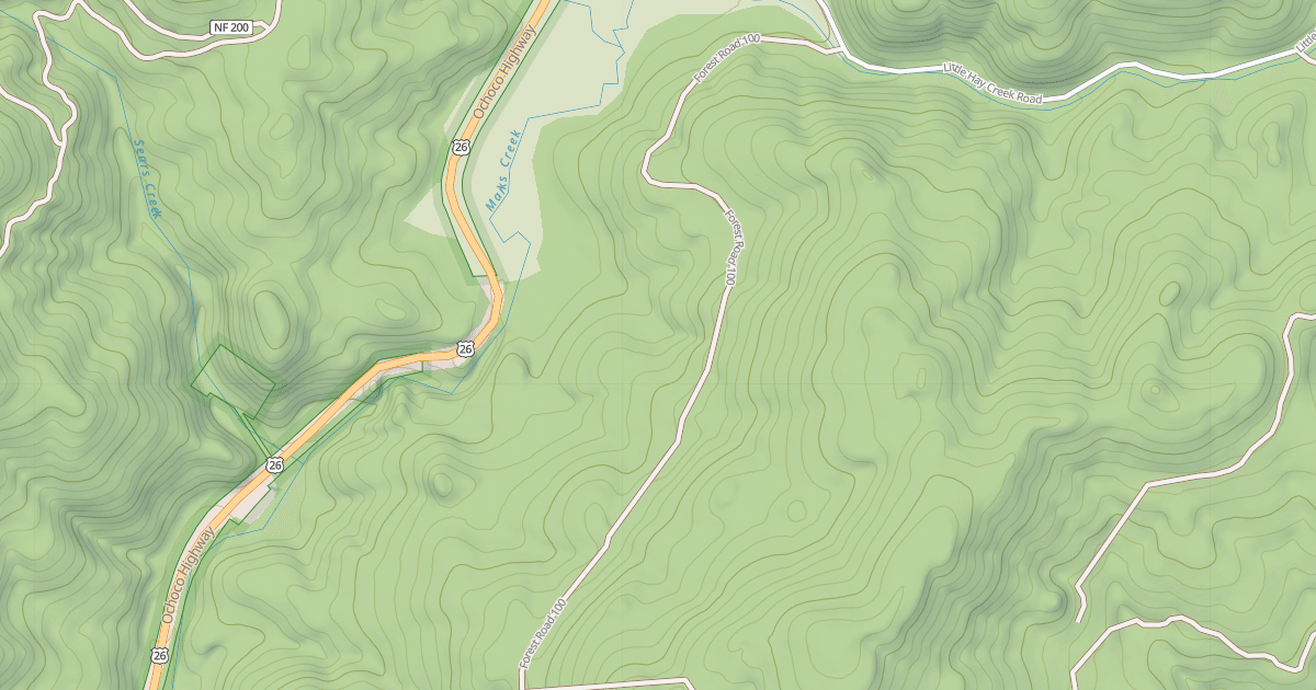 Map preview of USFS Motor Vehicle Use Map Roads {8D2748DD-7025-46F8-974F-31F4AABFA15F}