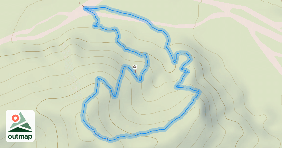 Map of Lousley Hill Trail
