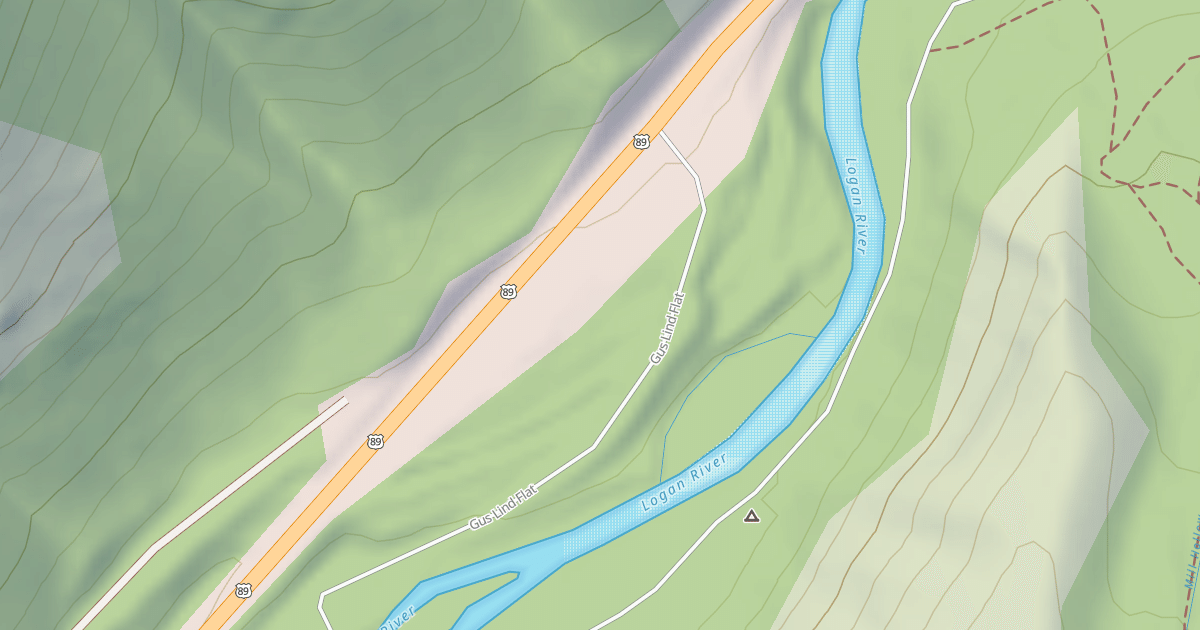 Map preview of GUS LIND FLAT