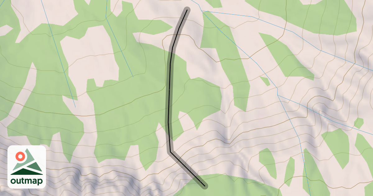 Map of Hidden Gully