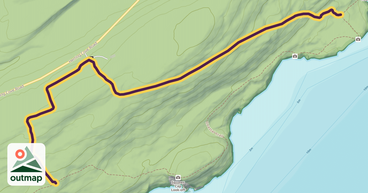 Map of Matthews Head Trail