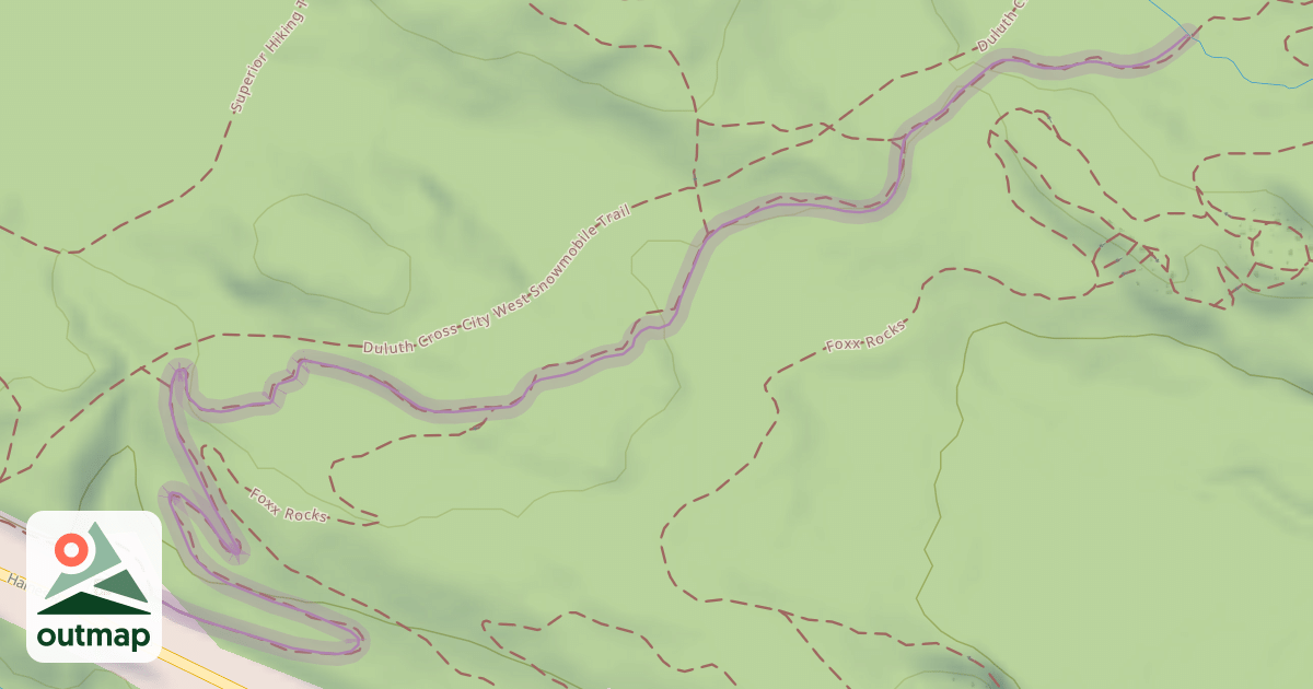 Map of Lower Burner of Stovetop (Duluth Traverse)