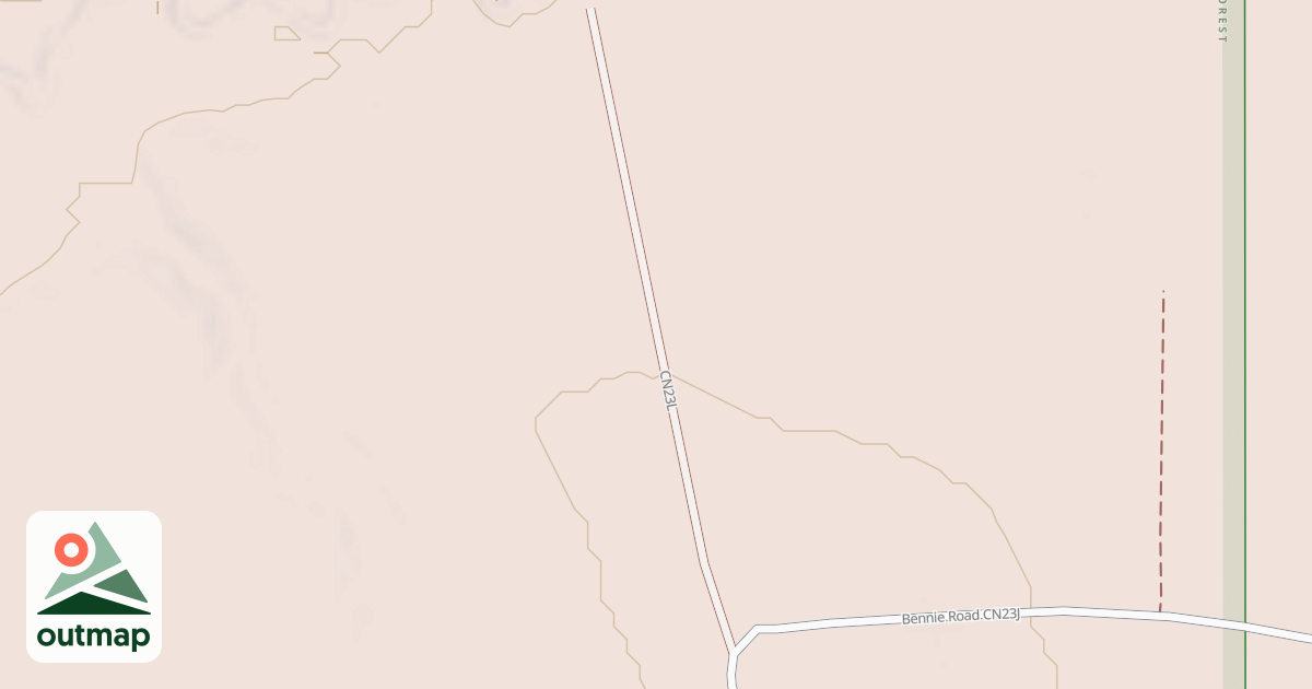 Map of USFS National Forest System Roads {264F6592-3CE5-46FA-8E1D-7D2599475855}