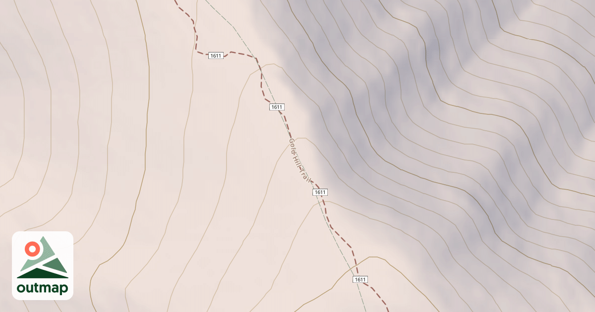 Map of Gold Hill