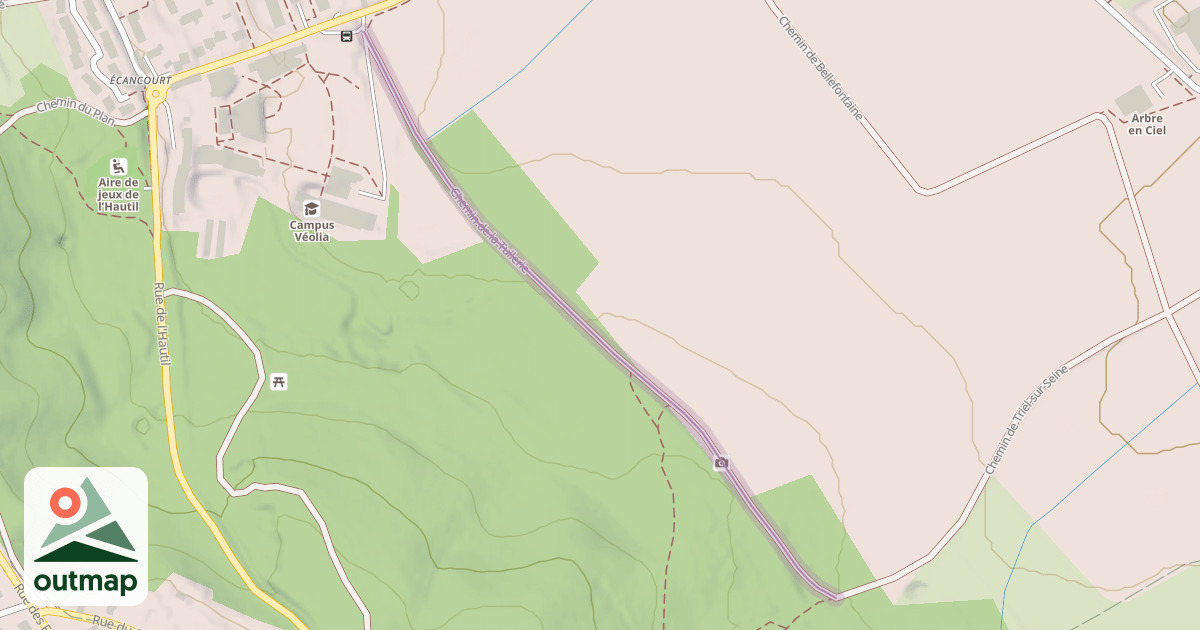 Map of Chemin de la Tuilerie