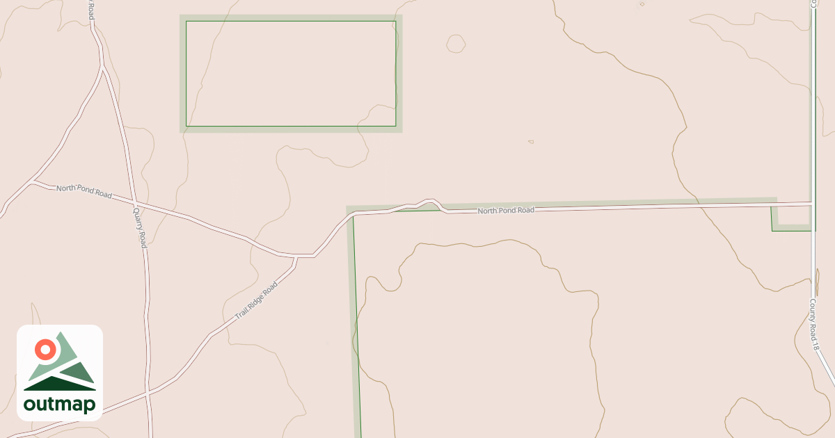 Map of NORTH POND