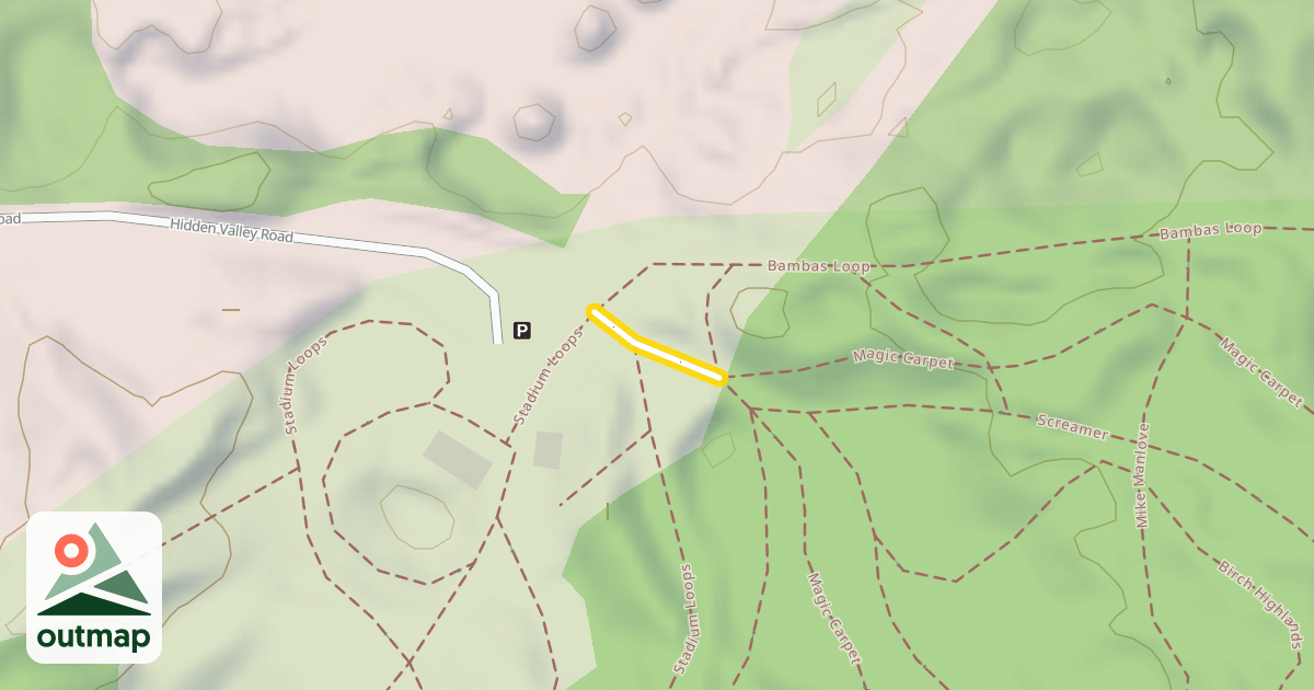 Map of Access Trail