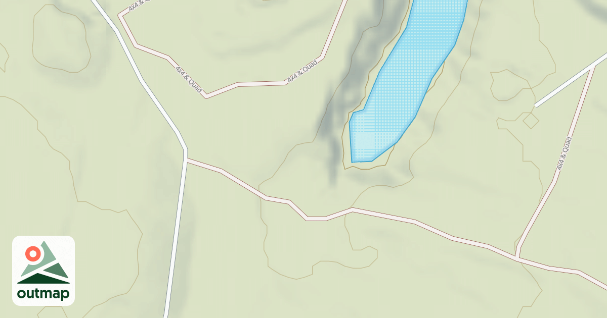 Map of Interlake State Recreation Area Trails