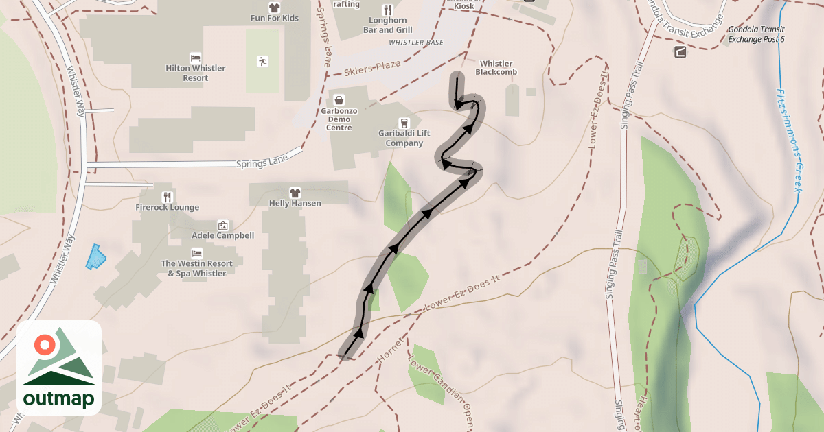 Map of Lower A-Line
