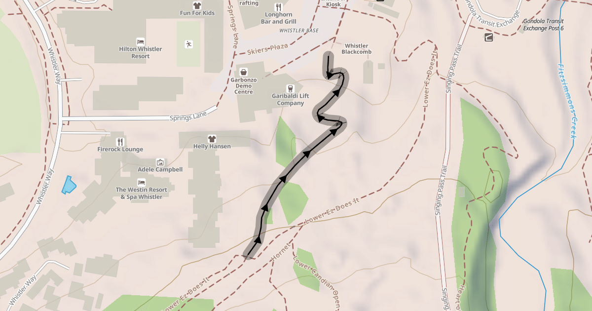 Map preview of Lower A-Line