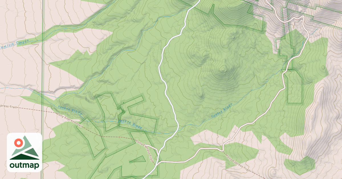 Map of YANKEE BLADE LOOP