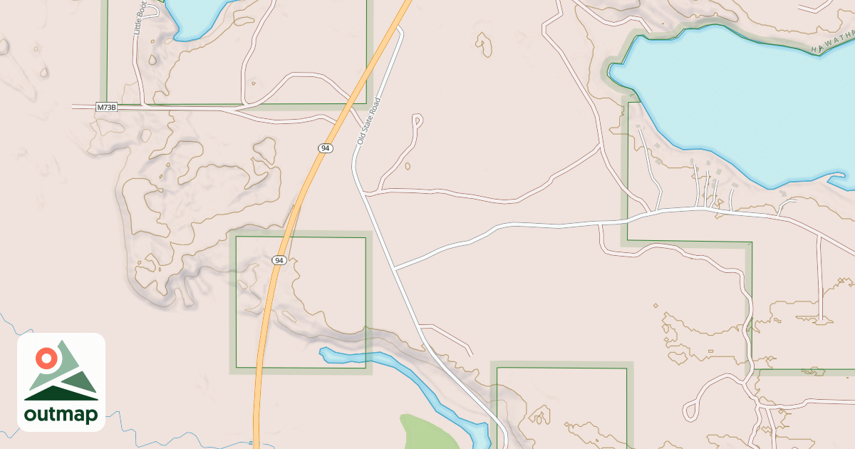 Map of MIDDLE BRANCH STUTTS CREEK