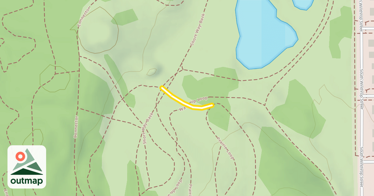 Map of Prairie Pass