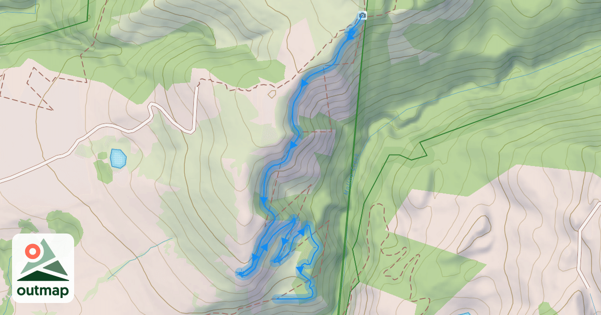 Map of Toróma watis (Wildcat Trail South)