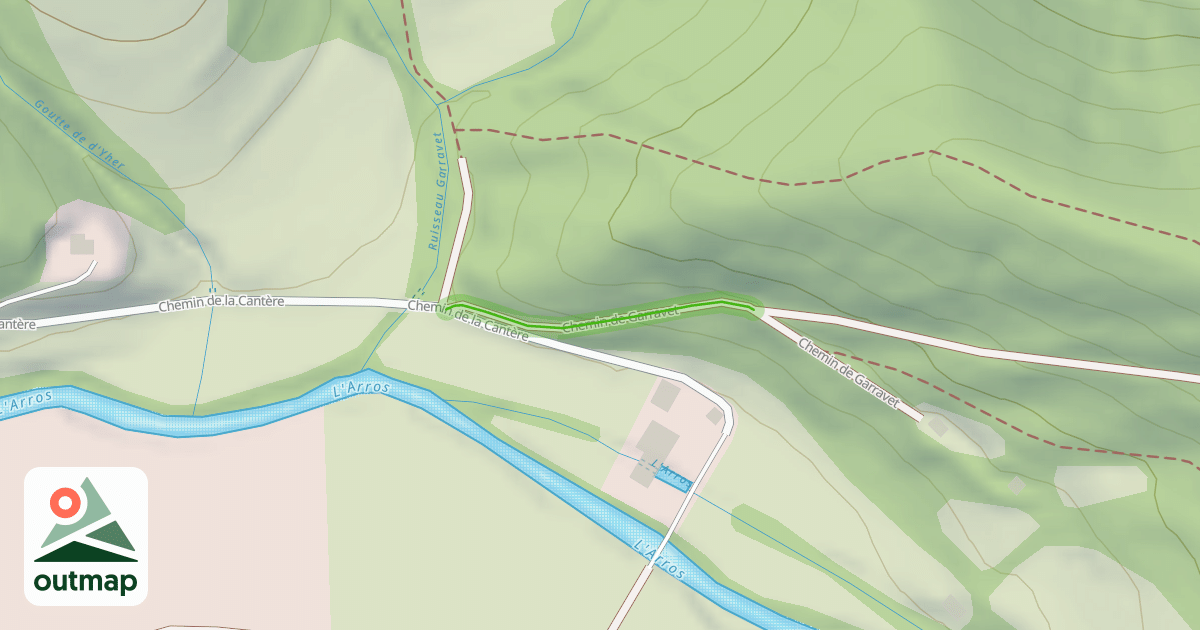 Map of Chemin de Garravet