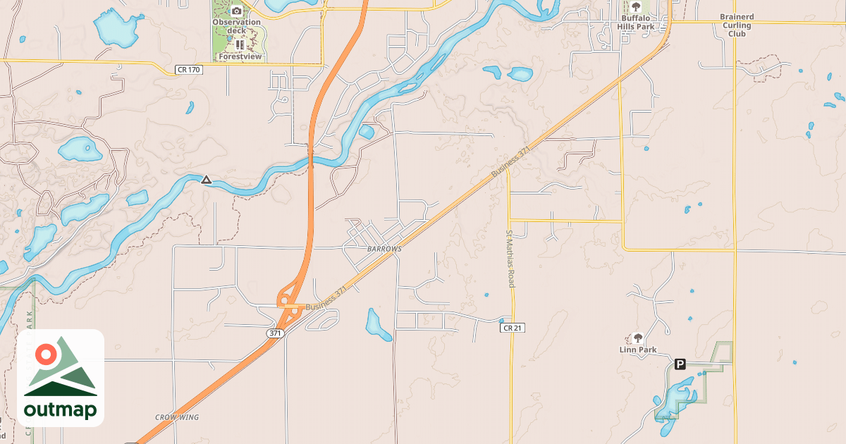Map of Fort Ripley Trails