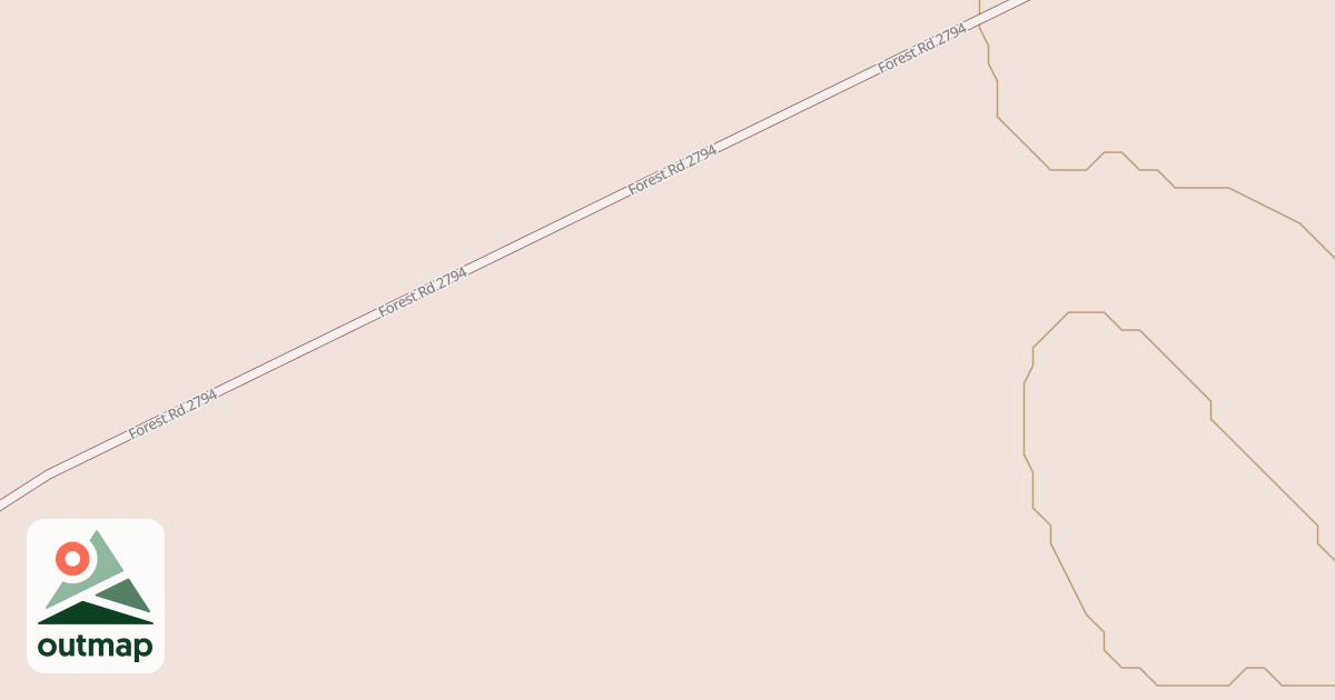 Map of FR 2794 SPUR B
