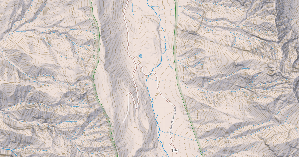 Map preview of WEST FORK CIMARRON
